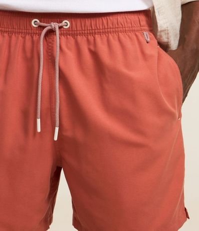 Bermuda de Banho en Ripstop con Cintura Elástica 3