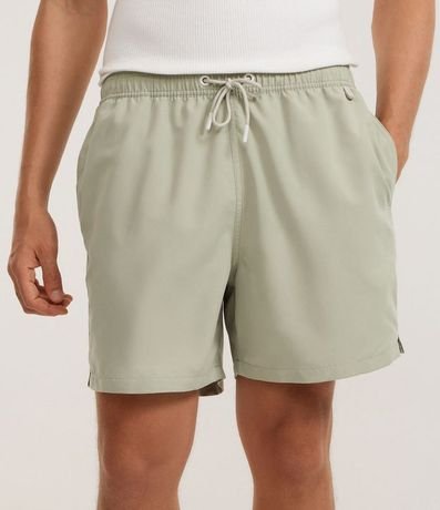 Bermuda de Banho en Ripstop con Cintura Elástica 2