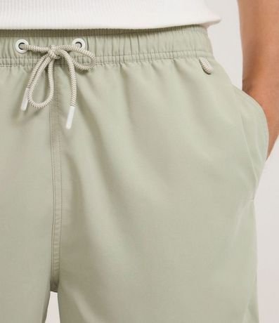 Bermuda de Banho en Ripstop con Cintura Elástica 4