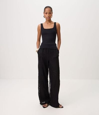 Blusa en Rib con Bretel Ancho 2