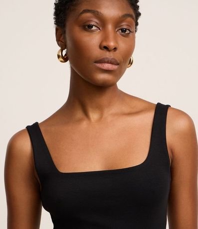 Blusa en Rib con Bretel Ancho 3