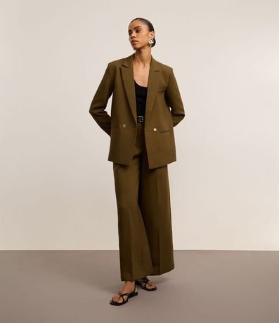 Blazer Oversize de Doble Botonadura