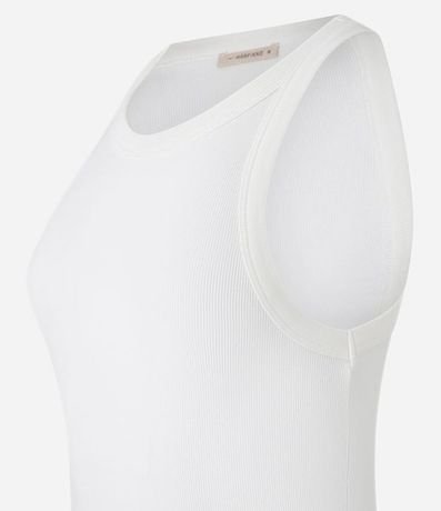 Blusa Básica Regular en Rib de Algodón 6