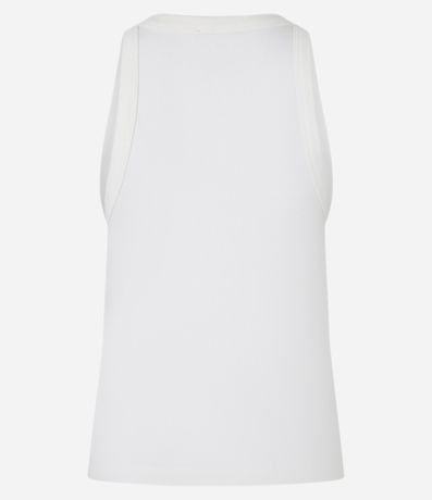 Blusa Básica Regular en Rib de Algodón 7