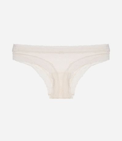 Bombacha Bikini en Laise con Textura Floral 4