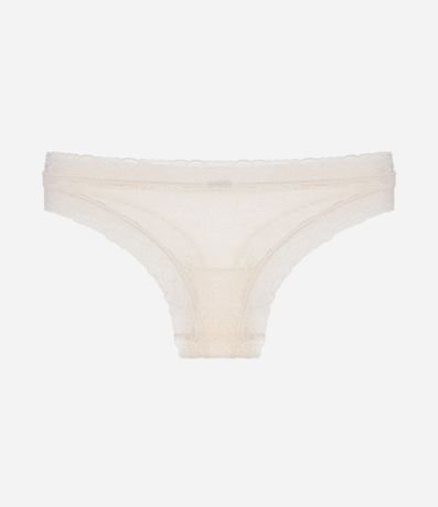 Bombacha Bikini en Laise con Textura Floral 5