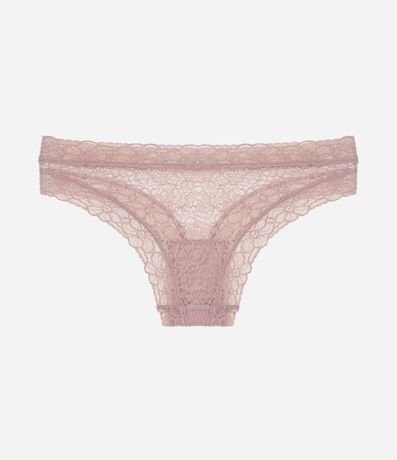 Bombacha Bikini en Laise con Textura Floral 5