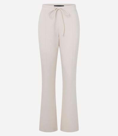 Pantalón Flare Sastrería en Viscosa con Lazo 5