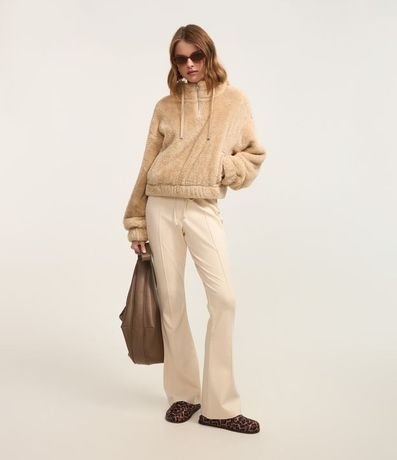 Pantalón Flare Sastrería en Viscosa con Lazo 1