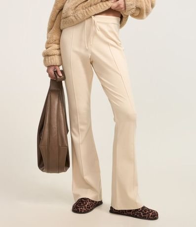 Pantalón Flare Sastrería en Viscosa con Lazo 3