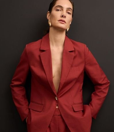 Blazer Boho Sastre con Solapas y Bolsillo en el Pecho 4