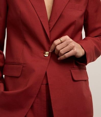 Blazer Boho Sastre con Solapas y Bolsillo en el Pecho 5