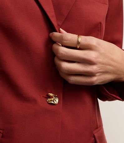 Blazer Boho Sastre con Solapas y Bolsillo en el Pecho 6