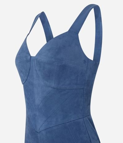 Vestido Boho New Midi en Gamuza con Fenda en la Bajo 6