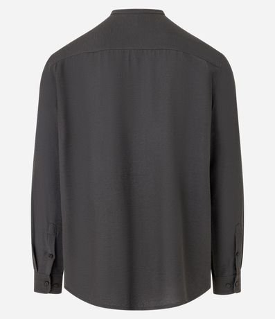 Camisa en Viscosa con Cuello Padre Texturizada 2