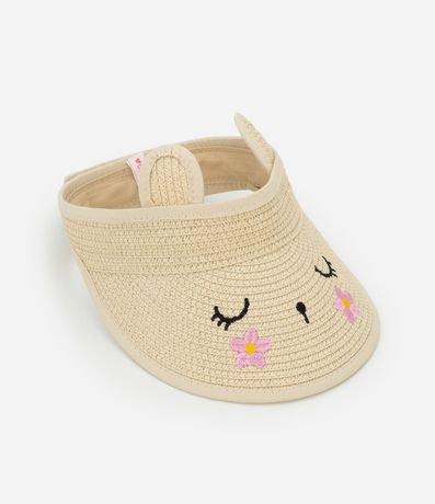 Visera Infantil de Paja con Carita - Talle único