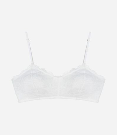 Soutien Top Sin Copa sin Aro en Encaje Floral 5