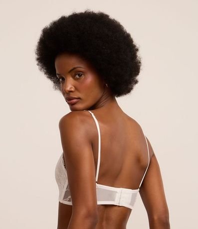 Soutien Top Sin Copa sin Aro en Encaje Floral 4