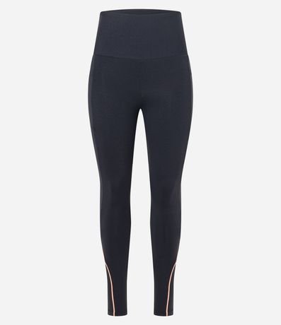 Pantalón Legging en Poliamida con Bolsillos y Detalle de Frisos 4