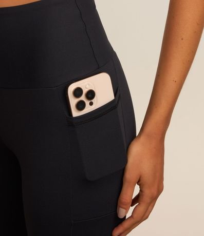 Pantalón Legging en Poliamida con Bolsillos y Detalle de Frisos 3