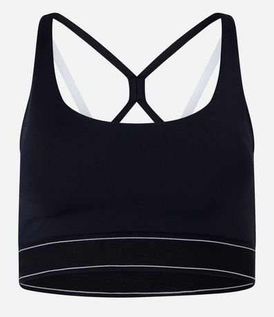 Top Deportivo Microfibra con Copa y Detalles Contrastantes 4