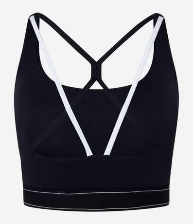 Top Deportivo Microfibra con Copa y Detalles Contrastantes 5