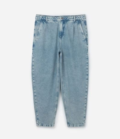 Pantalón Balloon Jeans Bolsillo Cuchilla y Pliegues Curve & Plus Size 6