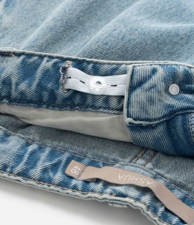 Pantalón Balloon Jeans Bolsillo Cuchilla y Pliegues Curve & Plus Size 8