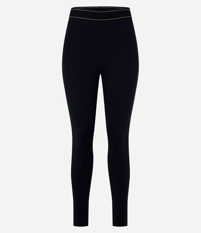 Pantalón Legging Deportiva en Microfibra con Detalles Contrastantes 5