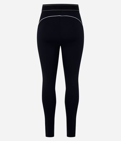 Pantalón Legging Deportiva en Microfibra con Detalles Contrastantes 6