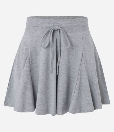 Pollera Mini en Algodón con Lazo en la Cintura 6