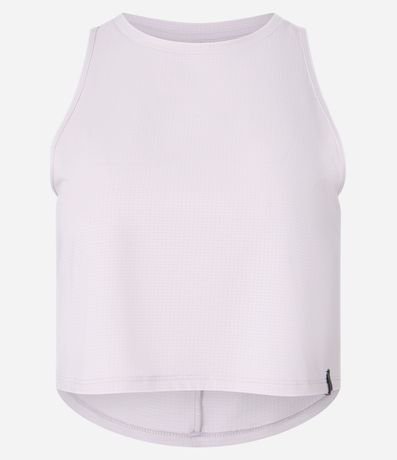 Musculosa Box Deportiva en Microfibra Texturizada con Recorte en la Espalda 6