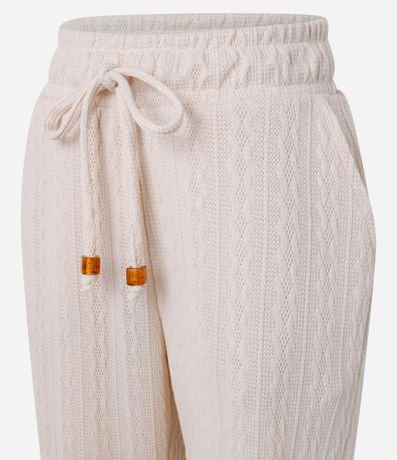 Pantalón Zanahoria con Lazo en la Cintura y Bolsillos Laterales 7