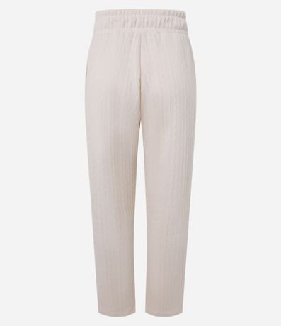 Pantalón Zanahoria con Lazo en la Cintura y Bolsillos Laterales 8