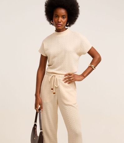 Pantalón Zanahoria con Lazo en la Cintura y Bolsillos Laterales 2