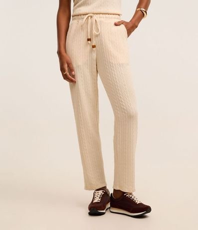 Pantalón Zanahoria con Lazo en la Cintura y Bolsillos Laterales 3