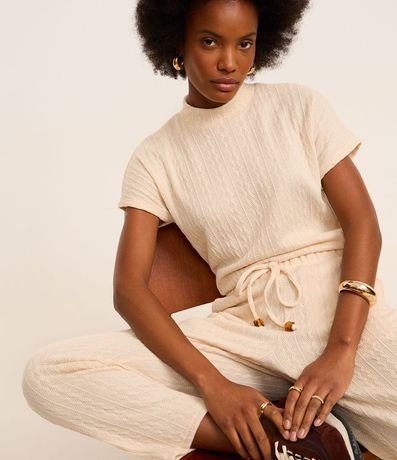 Pantalón Zanahoria con Lazo en la Cintura y Bolsillos Laterales 5