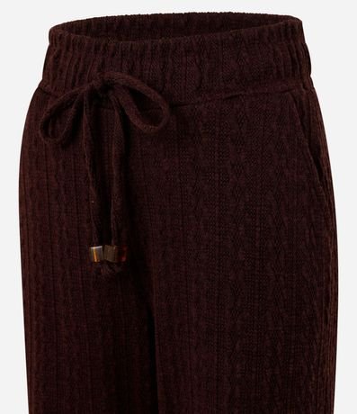 Pantalón Zanahoria con Lazo en la Cintura y Bolsillos Laterales 7