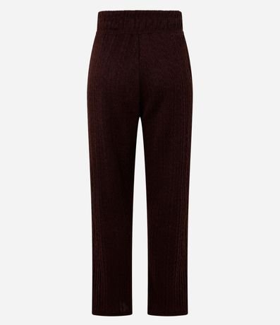 Pantalón Zanahoria con Lazo en la Cintura y Bolsillos Laterales 8