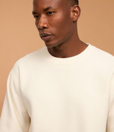 Suéter Básico en Fleece con Felpa Texturizado 4