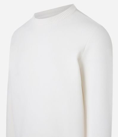 Suéter Básico en Fleece con Felpa Texturizado 8