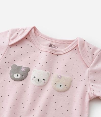 Body Infantil en Algodón con Estampa Animalitos - Talle RN a 18 meses 5