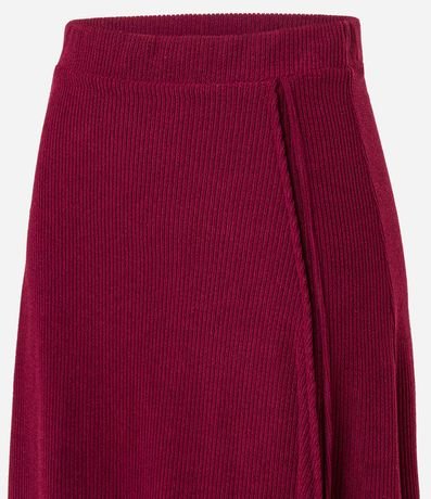 Pollera Larga en Terciopelo Cotelê con Detalle Lateral 6