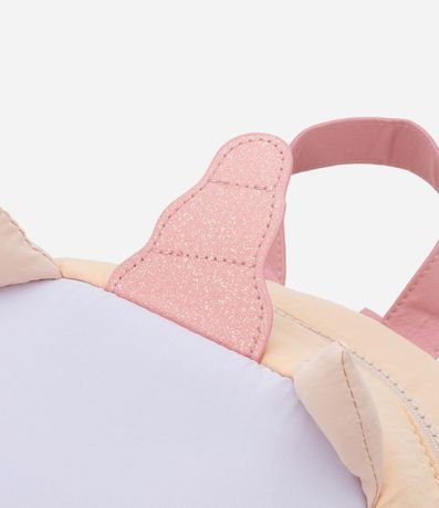 Mochila Infantil con Pequeño Bolsillo y Estampa Unicórnio - Talle único 3