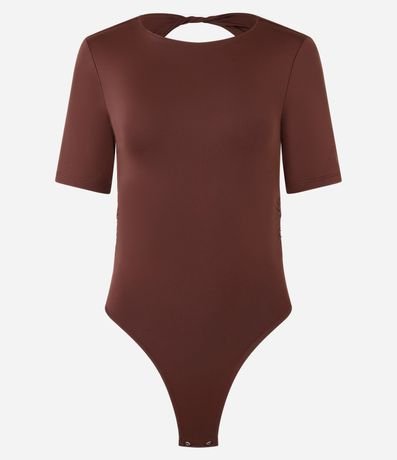 Body en Microfibra con Torcido en el Cuello y Escote en la Espalda 4