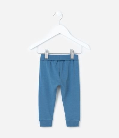 Pantalón Infantil con Cintura Plegada y Puños Canalé - Talle RN a 18 Meses 2