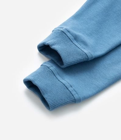 Pantalón Infantil con Cintura Plegada y Puños Canalé - Talle RN a 18 Meses 4