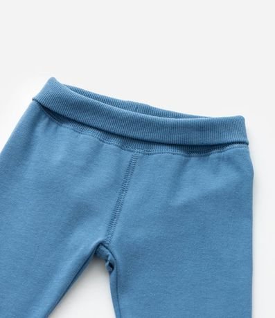 Pantalón Infantil con Cintura Plegada y Puños Canalé - Talle RN a 18 Meses 5