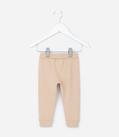 Pantalón Infantil con Cintura Plegada y Puños Canalé - Talle RN a 18 Meses 2