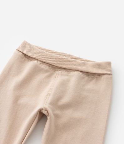 Pantalón Infantil con Cintura Plegada y Puños Canalé - Talle RN a 18 Meses 5